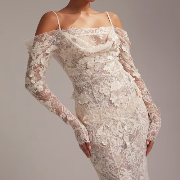 New ASOS wedding dress FREE EARRINGS - Picture 8 of 16